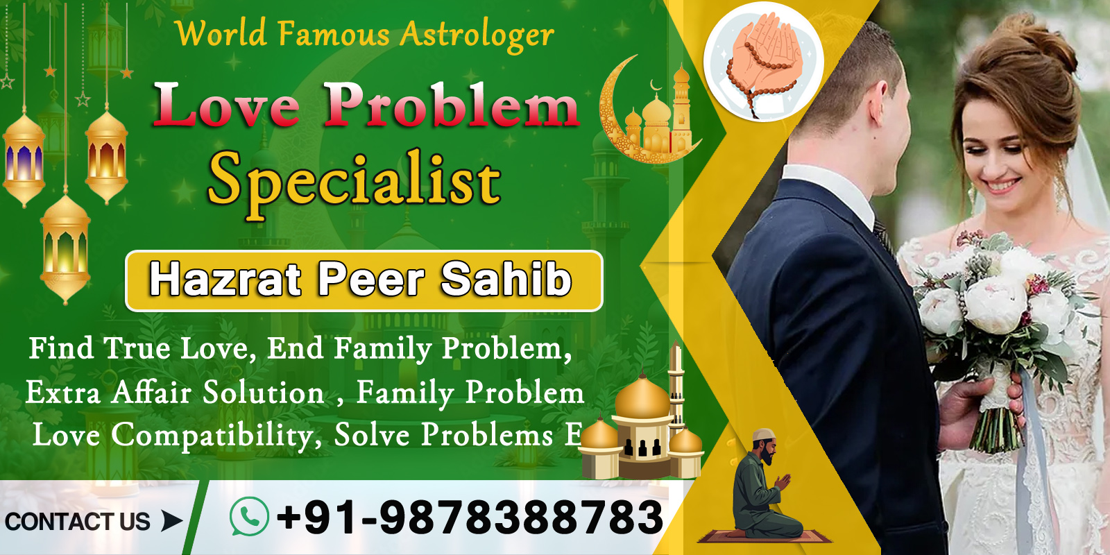 World Famous Hazrat Peer Sahib+91-9878388783
